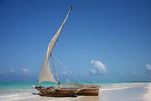 Dhow on ZNZ beach